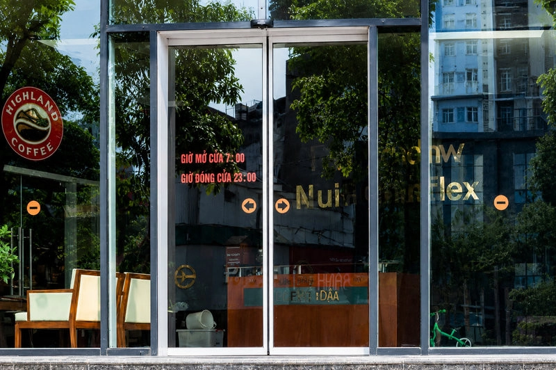 Cửa trượt tự động 2 cánh Eurowindow